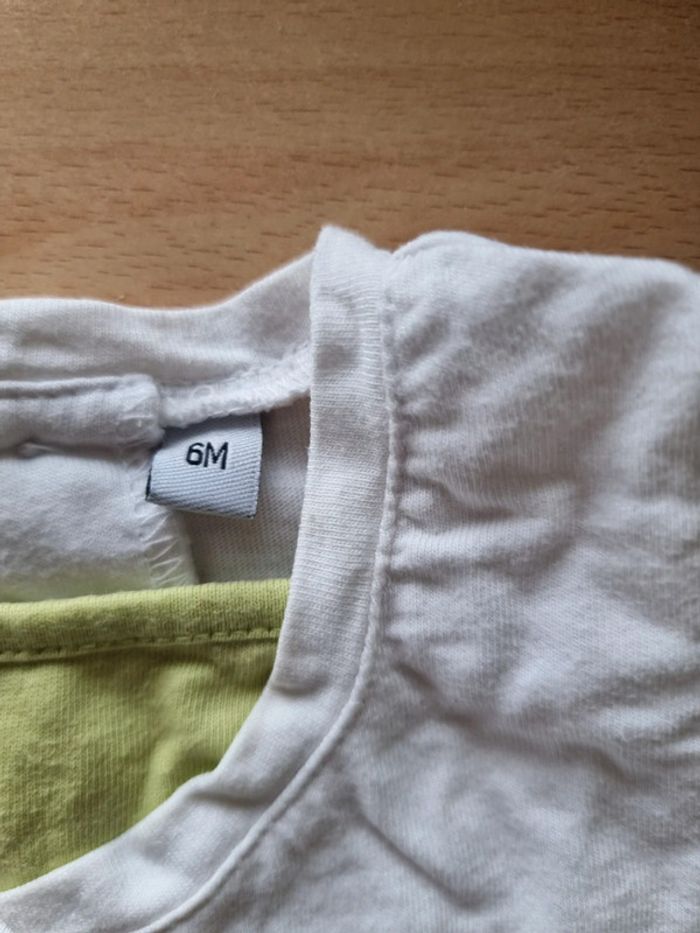 T-shirt manches courtes courte 6 mois - photo numéro 3