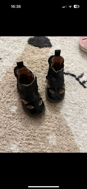 Bottines noir taille 19