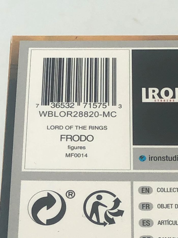 Figurine The Lord Of the Rings Frodo MiniCo Iron Studios neuf - photo numéro 7