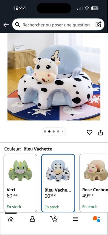 Siège Mousse bébé + housse