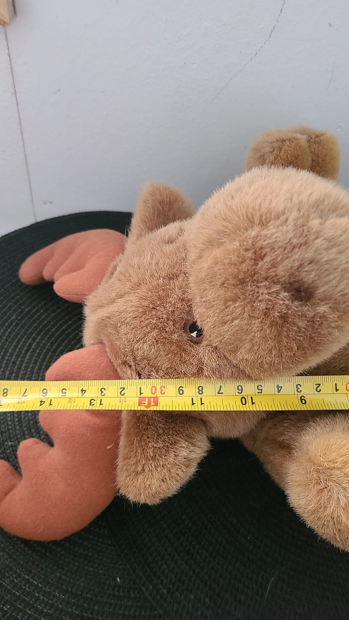 Doudou peluche cerf élan renne beige 35 cm Ikea - photo numéro 4