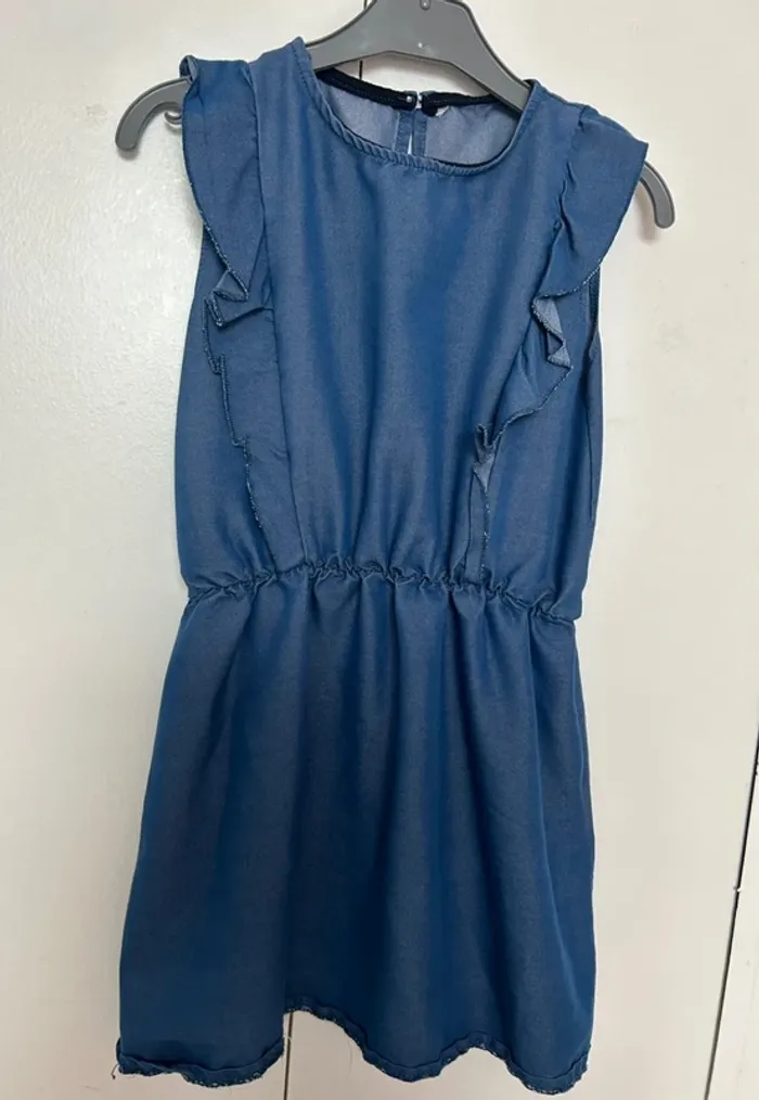 Robe bleu fille taille 8 ans - photo numéro 2