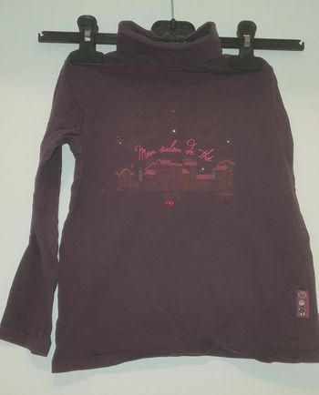 T-shirt ML col roulé