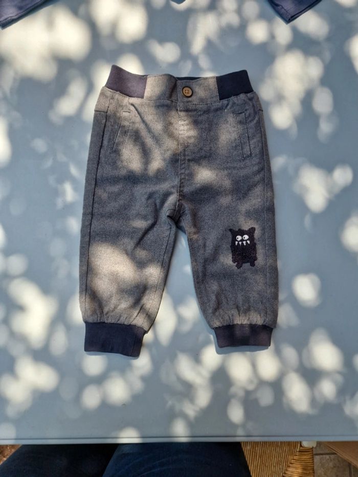 Ensemble pantalon + tee-shirt manches longues garçon - photo numéro 2