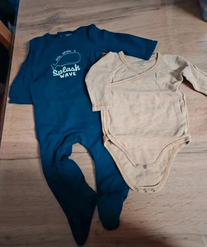 Pyjama léger et body 9 mois kiabi bébé garçon