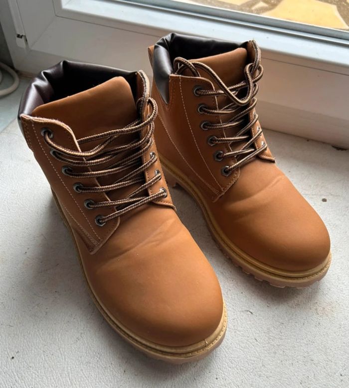 Boots camel homme - photo numéro 13
