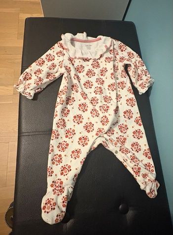 Grenouillère/ dors bien /pyjama  fille 3 mois obaïbi