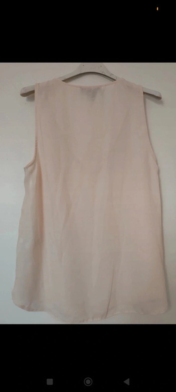 Blouse débardeur en voile couleur crème taille 38 Primark - photo numéro 2