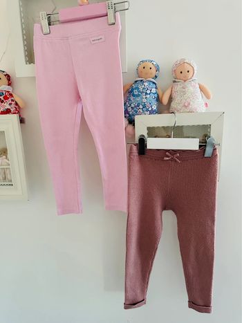 Lot leggings roses