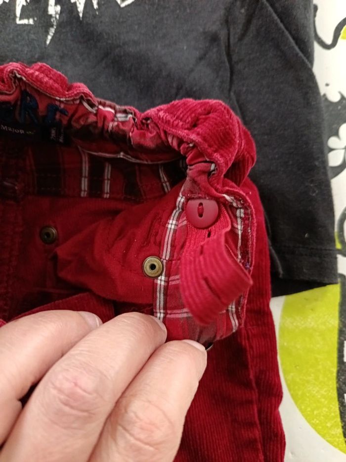 Tee-shirt ACDC h&m + pantalon Sergent Major 2 ans - photo numéro 5