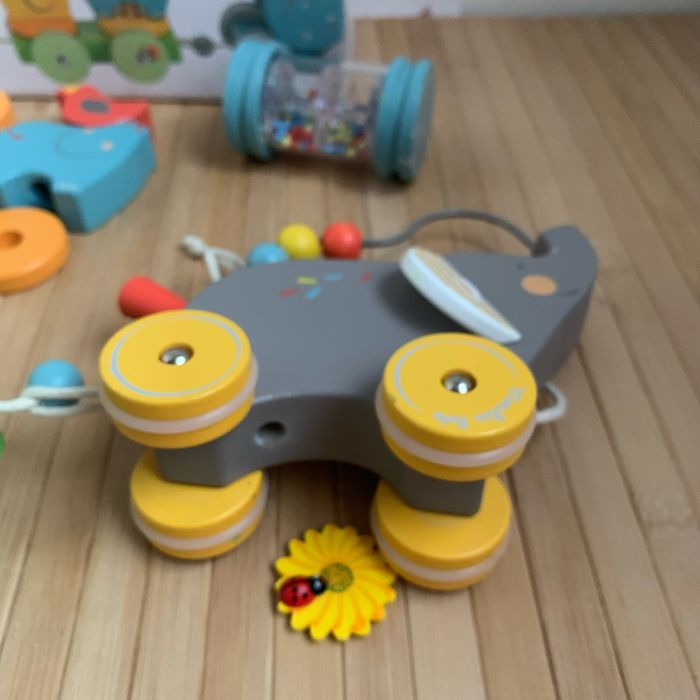 Eléphant d'activités à tirer - Les Papoum - Moulin Roty - photo numéro 5