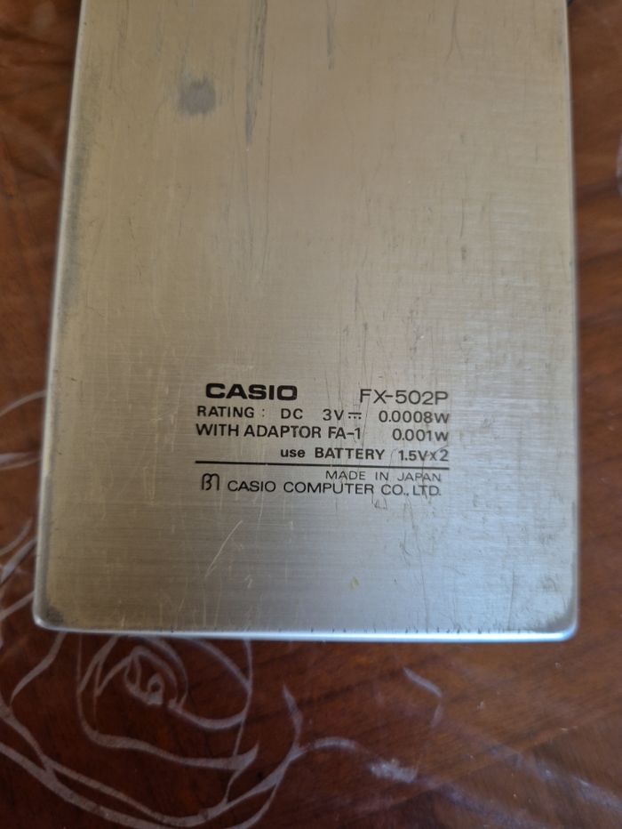 Calculatrice casio fx 502 p scientifique - photo numéro 7