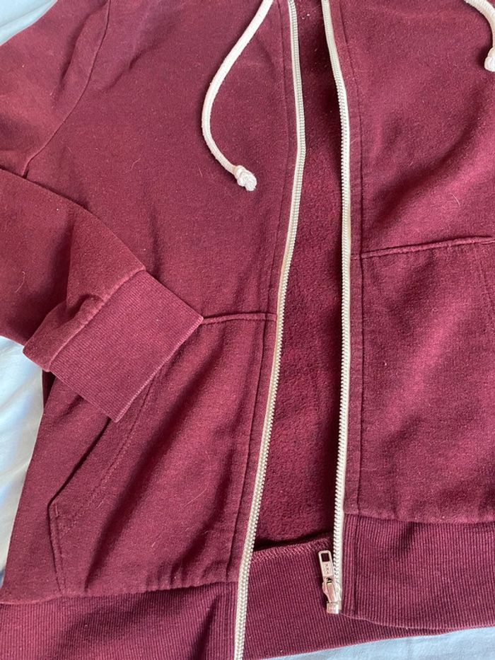 Veste de sport bordeaux 38 - photo numéro 3