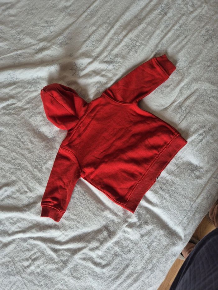 Veste zippé rouge 6 mois - photo numéro 4