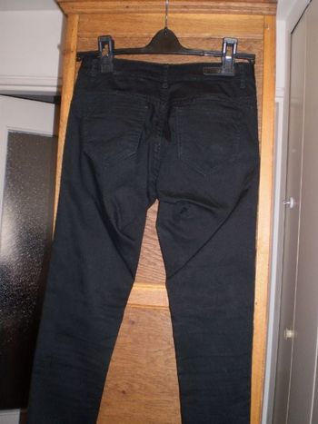 jean toile noir extensible t 14 ans ou t 34 femme