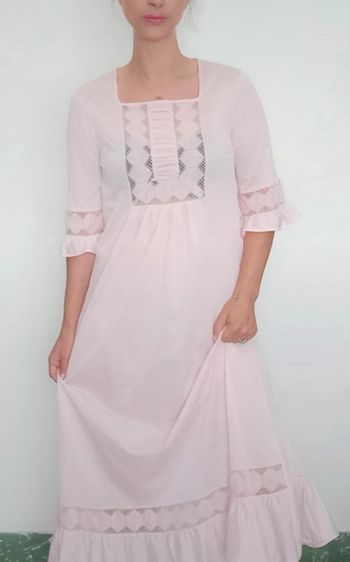 Nuisette longue pastel vintage romantique tu
