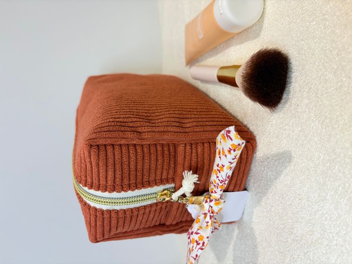 Trousse de toilette Terracotta fleurie - photo numéro 9