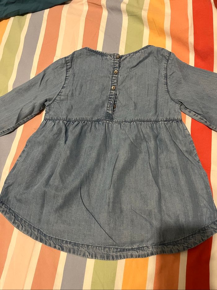 Blouse fille okaidi 6ans, manches retroussables - photo numéro 3