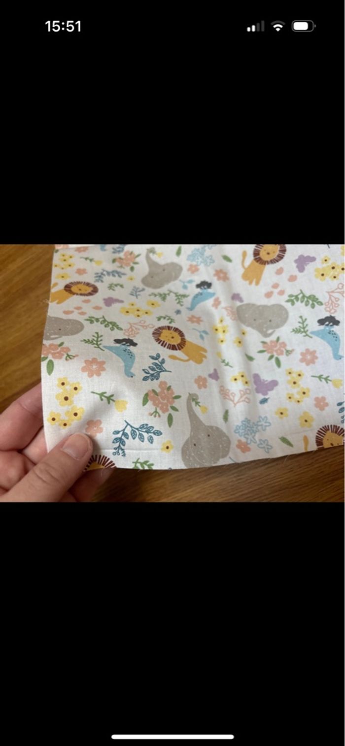 Morceau de tissu animaux 56*45cm neuf - photo numéro 4