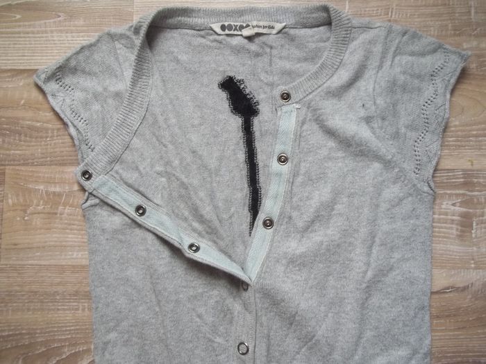 Chasuble angora gris guitare (Robe2) Ooxoo 12 ans/152 cm - photo numéro 3