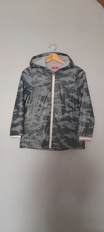 Veste imperméable imprimé Militaire