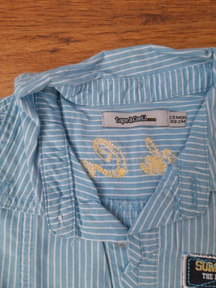 Ensemble 3 pièces 18 mois chemise pantalon - photo numéro 7