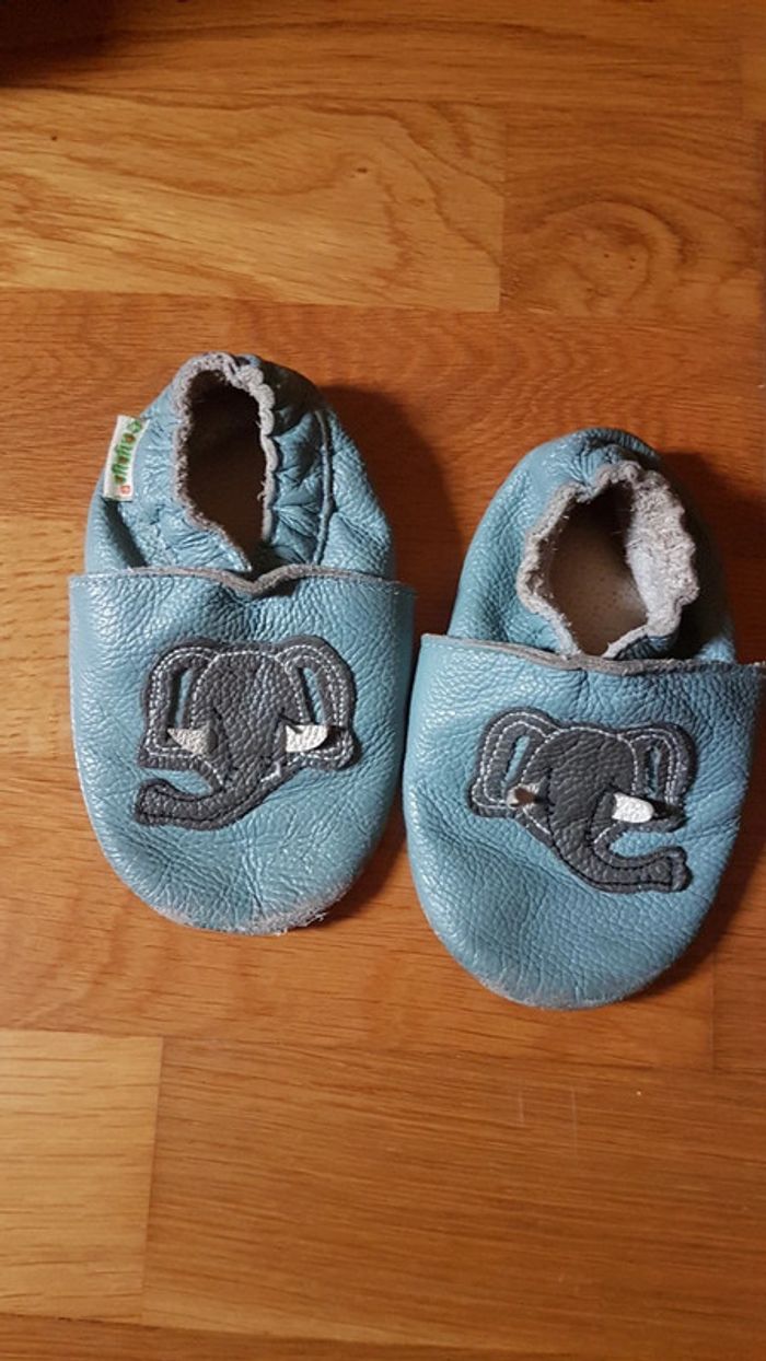 Chaussons en cuir soyoyo 12-18 mois
