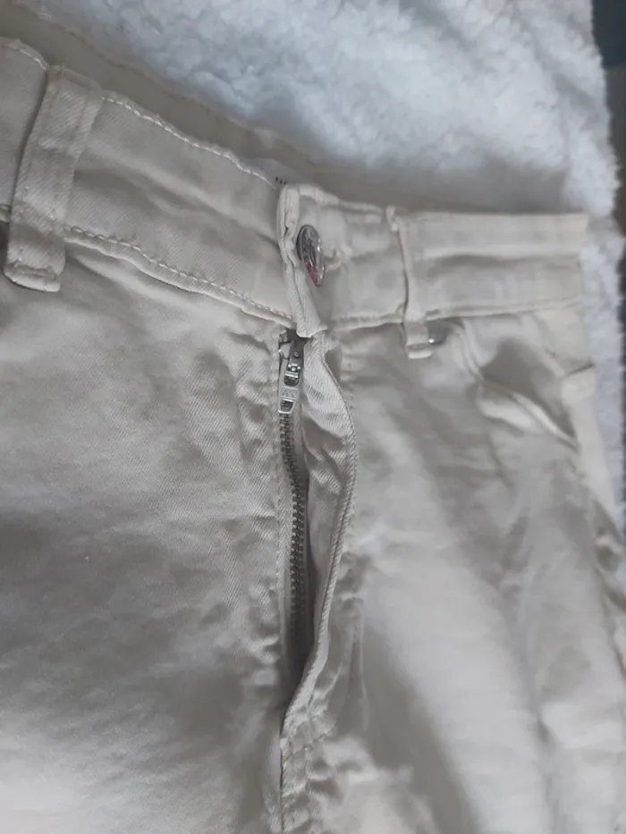 Jupe stretch beige - photo numéro 2