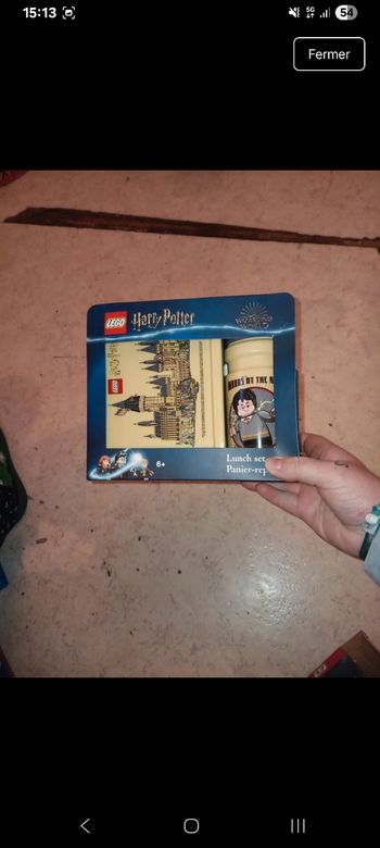 Boite a goûter et gourde lego harry potter