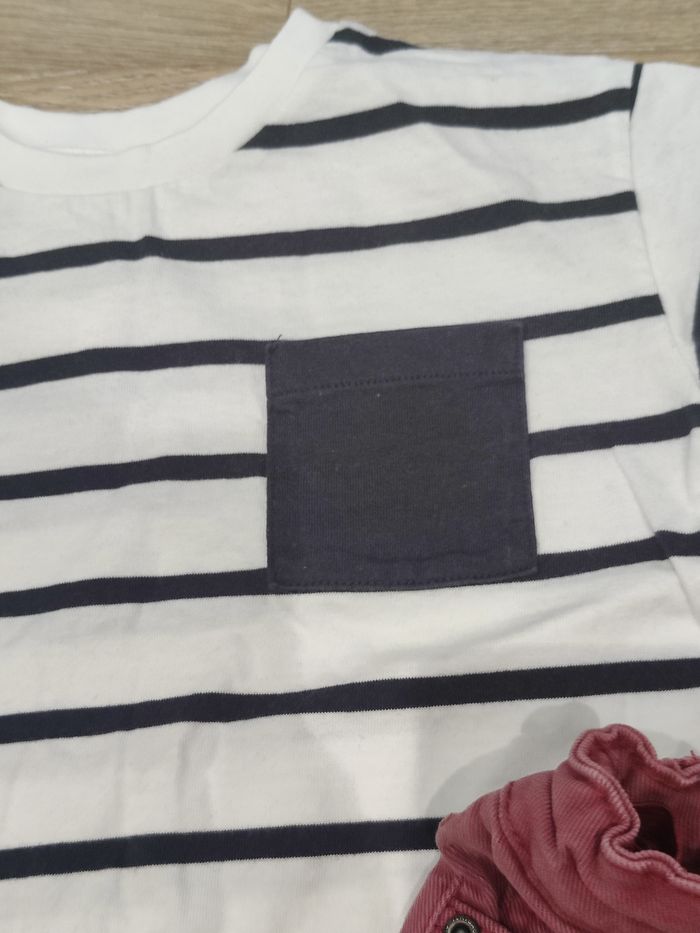 Ensemble 5 pièces jean tee shirt Vertbaudet Taille 3-4 ans - photo numéro 6