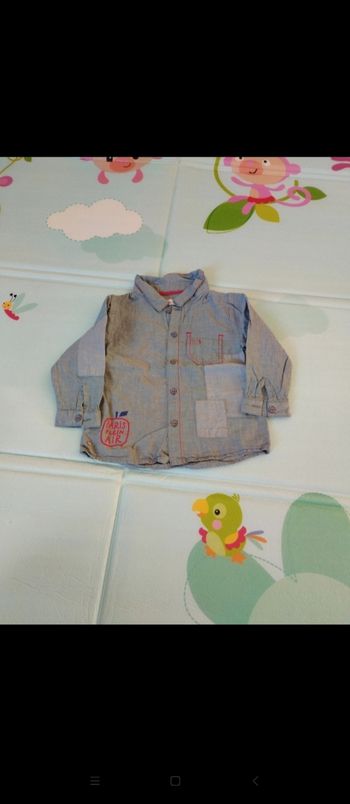 Chemise bébé garçon 12 mois