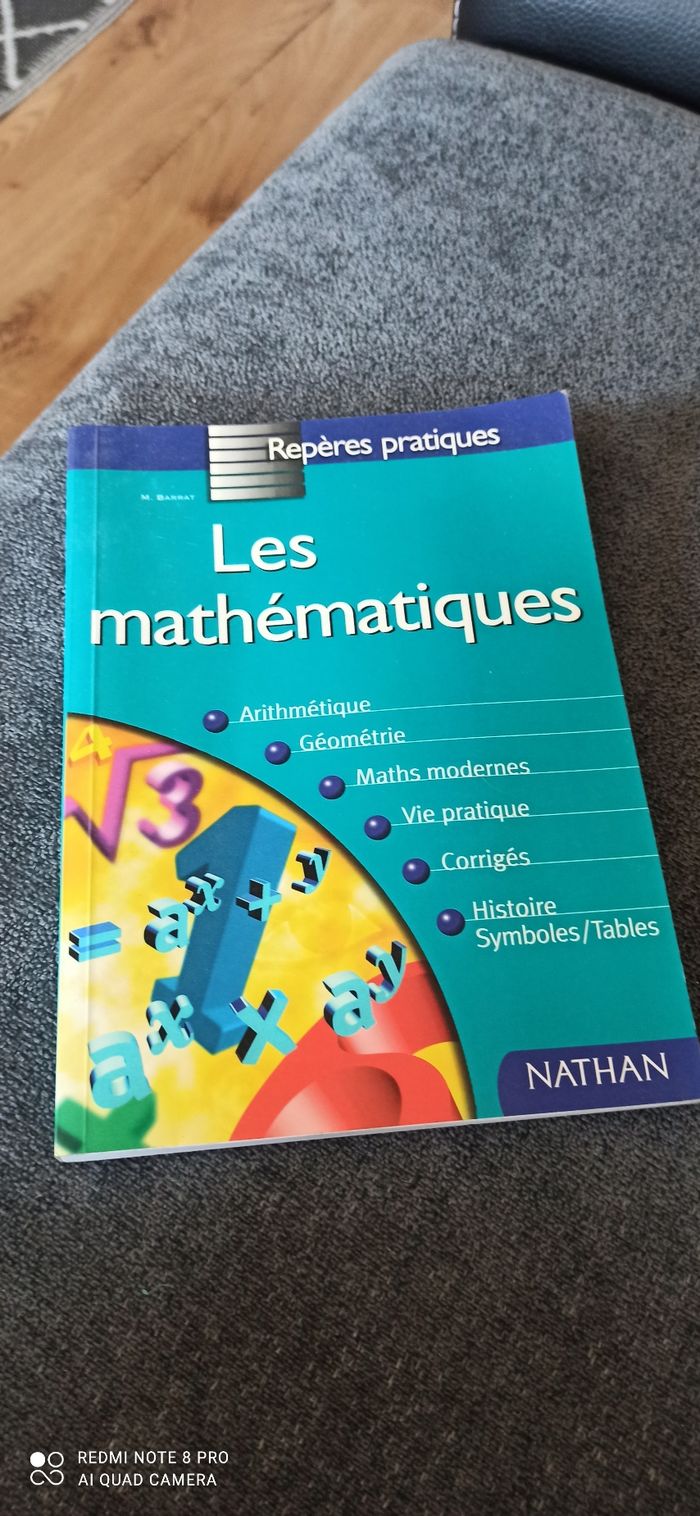 Livre Les mathematiques Nathan