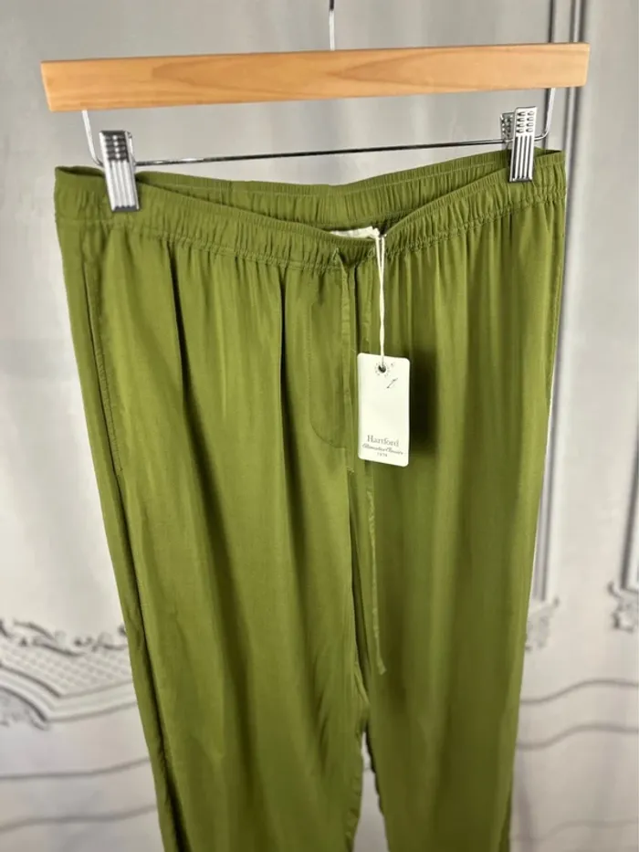 Pantalon Fluide Hartford Vert T.2 / M neuf - photo numéro 2