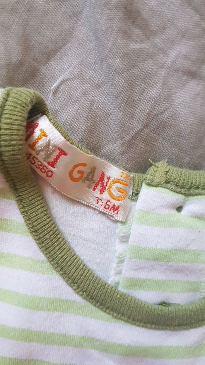 Débardeur mini gang 6 mois 0€50 -50% dès 2 achetés - photo numéro 3