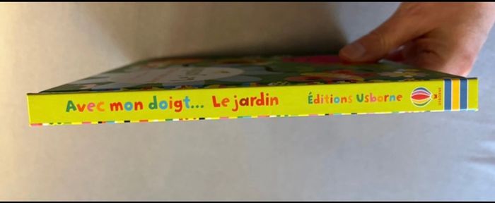 Livre bébé avec mon doigt « Le Jardin » neuf - photo numéro 4
