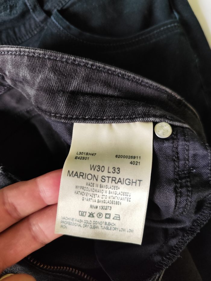 Pantalon jean noir femme Lee - photo numéro 9