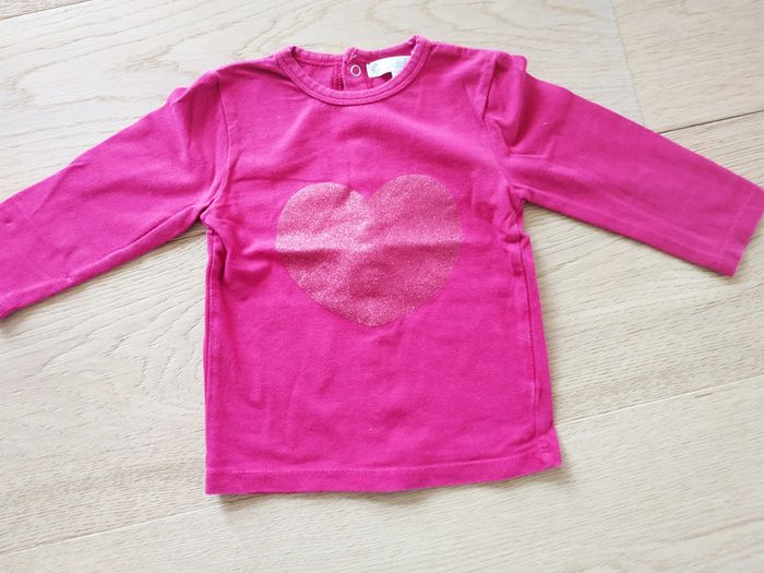 Lot 5 T-shirt fille 12 mois - photo numéro 3