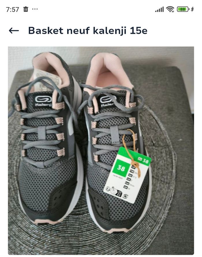 basket neuf kalenji 15e