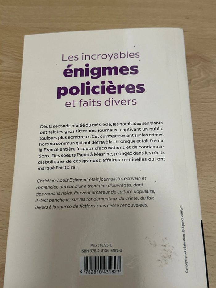 Les incroyables énigmes policière et faits divers - photo numéro 2