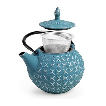 Théière en Fonte Daca, 0,85 Litre, Intérieur Émaillé, Compatible avec les Plaques à Induction