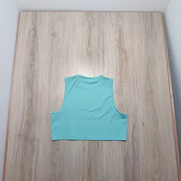 Hauts gymshark femme s bleu turquoise débardeur - photo numéro 5