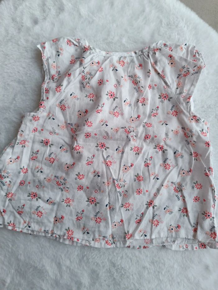 Blouse bébé en bandeau assorti - photo numéro 4