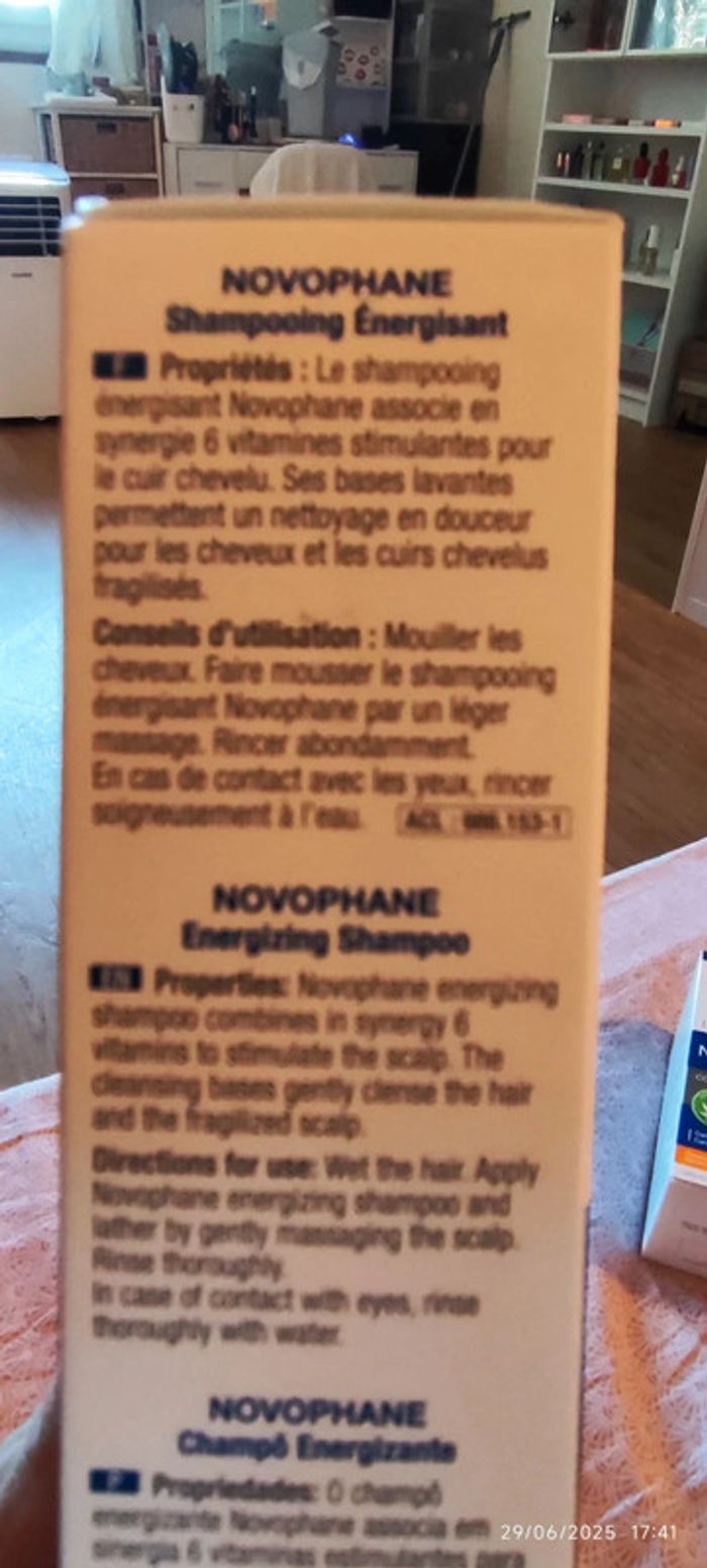 ACM Laboratoire Dermatologique Novophane Shampooing Énergisant 200 ml - photo numéro 9