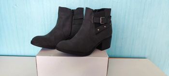 Bottines à talons nubuck 38