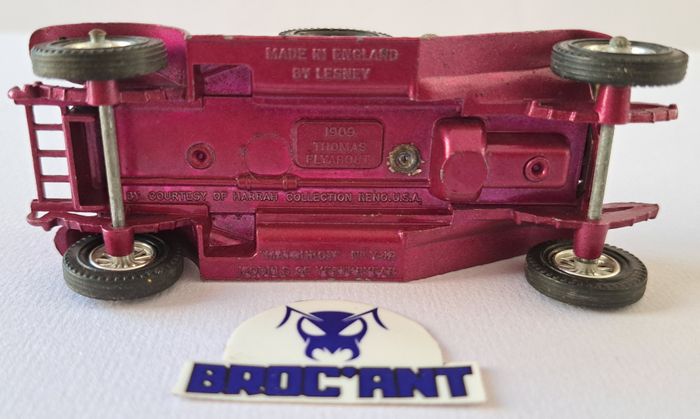 Voiture miniature 1909 Thomas Flyabout - Lesney Matchbox 1978 - photo numéro 5