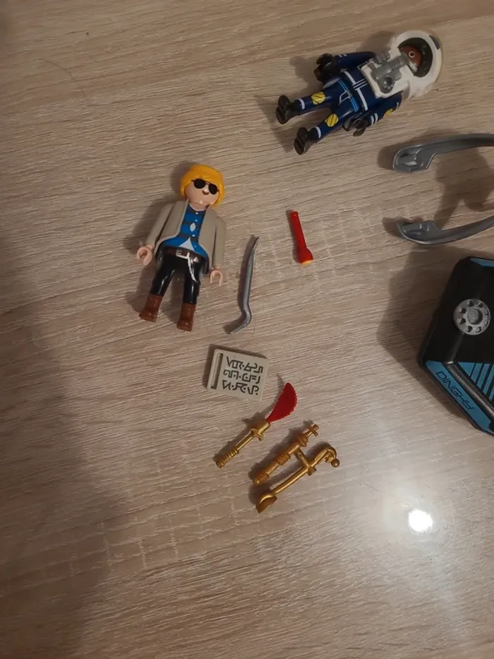 Playmobil bateau brigand et policier - photo numéro 3