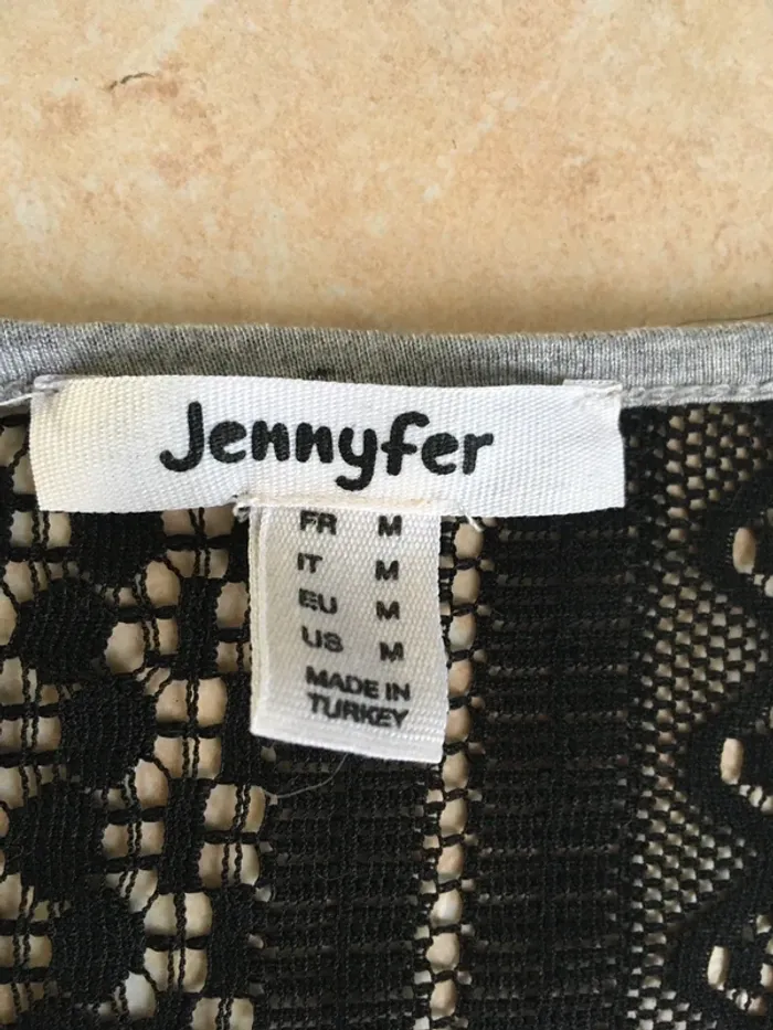 Joli lot 2 tee shirt Jennyfer Cache cache taille M - photo numéro 8