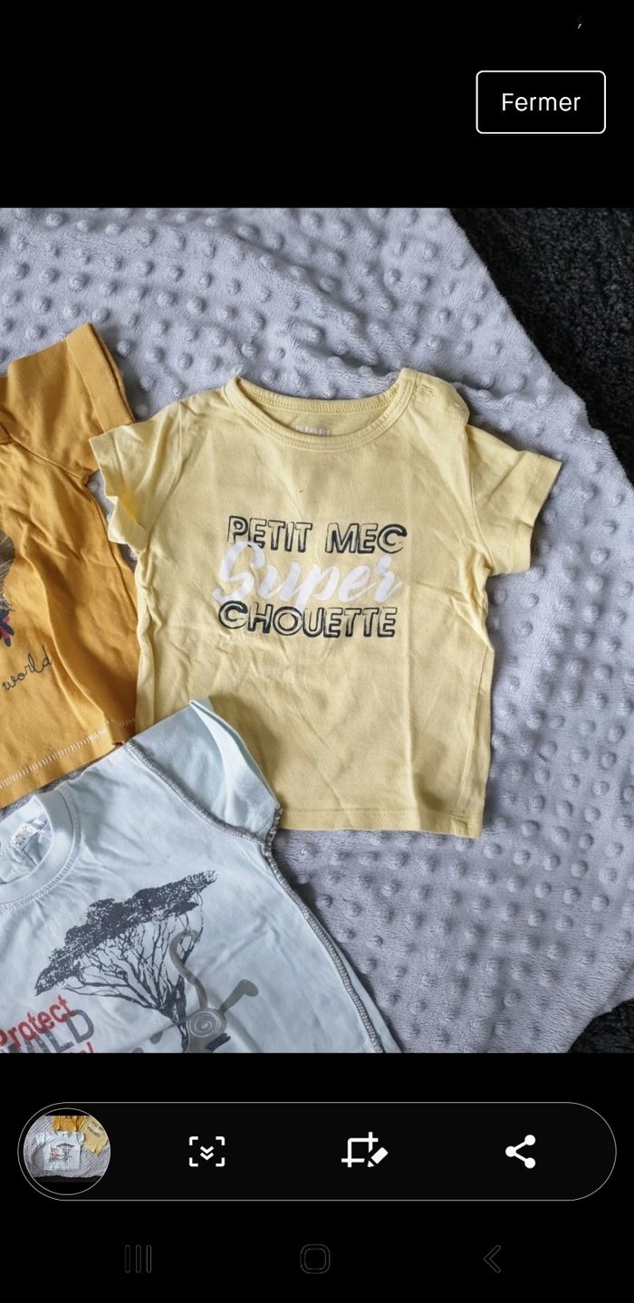 Lot de 3 tee shirt 9 mois - photo numéro 4
