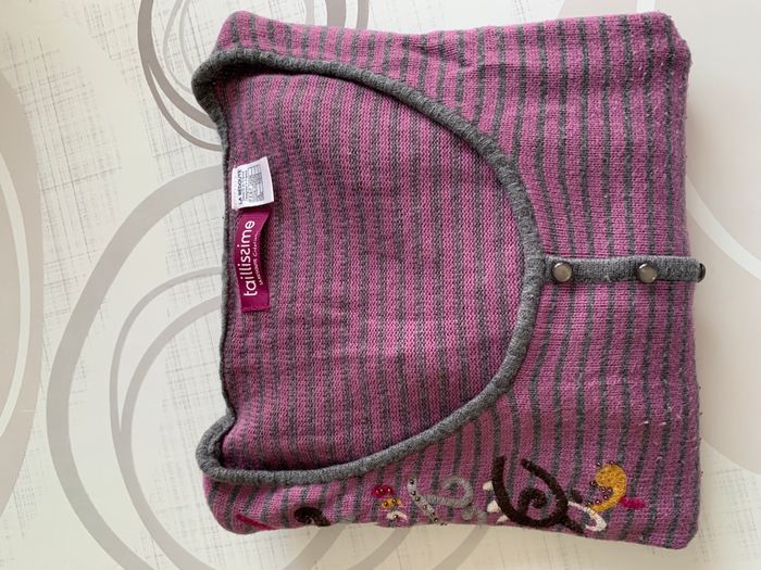 Pull rose et gris - 42/44 - Taillissime de La Redoute Création