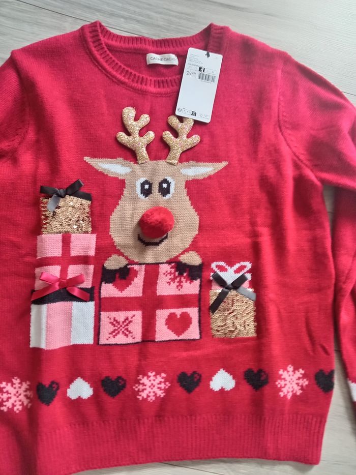 Pull de Noël taille M - photo numéro 4